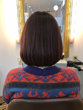 コワファースト 別府 ココアピンク×ボブ