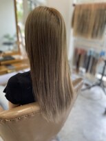 フツーロ 栄(FUTURO)&nbsp;ハイトーン　ベージュカラー　プルエクステ　エクステ