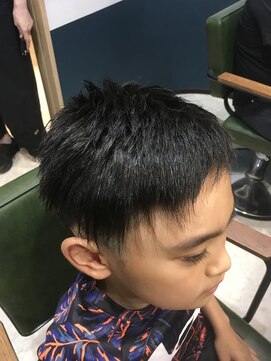 ヘアサロンアンドヘアメイクディー(hair salon hair make D) 仙台D ベリーショート刈り上げキッズカット夏休みstyle
