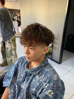 アイズ 海老名(AIZU) 波巻きスパイラルパーマ波巻きパーマフェードカット