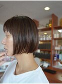 小顔ボブ
