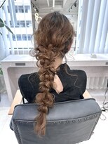 リノバイアクネ(lino by ACNE)&nbsp;パーティヘア/編みおろしロング