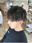 ツイストスパイラルパーマハイライトヘアツイスパハイライト