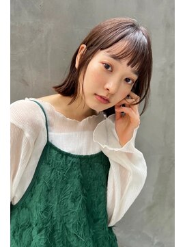 トリッカ シブヤ(TRICCA SHIBUYA) 外ハネボブ/レイヤー/10代/20代/30代/ブリーチなし/パツっと