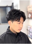 フェザーショート/ジェントルショート/毛流れ/センターパート