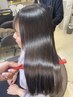 【★1ランク上の縮毛矯正★】カット+髪質改善uptoglossストレート￥16000