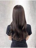 大人可愛いシアーブラウン/ロングボブ【茨城/水戸】