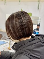 コノアラボ 守谷店(Conoah labo) 白髪ぼかしハイライト/フェミニンロング/似合わせカット/守谷
