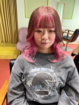 エマ(emma) 【インナーcolor】チェリー×ピンクカラー!