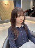 レイヤーカット/イメチェンヘアスタイル/顔周りカット/ハッシュ