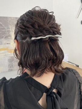 ウル 岡山駅店(ULu.) ハーフアップ　ヘアセット岡山