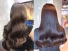 【AYUMI指名限定★】ヘアケア剤入り◇透明感カラー＋Oggi1stepTr