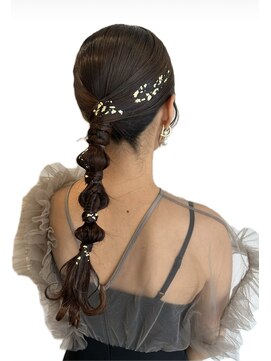 ロックワークオレンジ 西中島店(ROCK WORK ORANGE) お呼ばれヘア＊タイトアレンジ