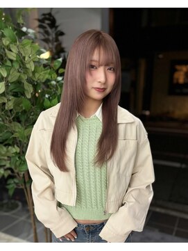 ナナ(NANA) ブラウン/ミルク/カラー/髪質改善/ブリーチ/レイヤーカット