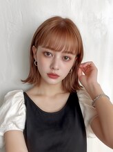 《色味にこだわるなら》似合わせカット＋ダブルカラー（ケアブリーチ１回）　￥16720