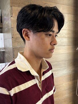 トレヘアー(tRe hair) メンズカット　メンズパーマ　フェザーパーマ　シャドウパーマ