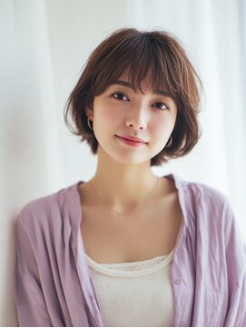 ニスル センター南店(NISURU） 黒髪/クラゲヘアー/オリーブグレー/小顔/ココアベージュ