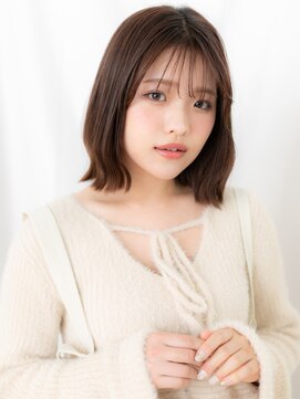 カバーヘア ブリス 北浦和(COVER HAIR bliss) シースルーバングモーブブラウンボブディ//北浦和20代30代