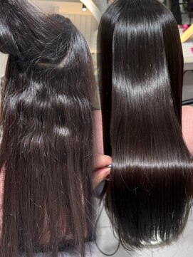 ロンドウル 熊本(Lond ulu) 小顔に見せるヘア/暗髪カタログ/髪質改善/縮毛矯正/韓国ヘア