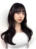 韓国スタイル/ナチュラルくびれヘア_くびれ巻き_透明感カラー