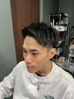 スタンドバーバー 柏(STAND BARBER)&nbsp;MEN’S HAIR/サーフカール/刈り上げセンターパート/柏