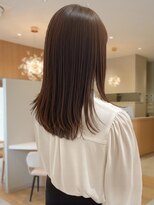 アビエブラン 若江岩田(abije blanc)&nbsp;上品ツヤ感ミディアムストレート【若江岩田】