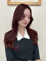 ザシェノンウメダ(THA CHAINON UMEDA) 心斎橋/着物ヘア/大人ガーリー/ダークアッシュ/似合わせカット