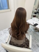 ルル(Lulu)&nbsp;梅田/ブラウン/ベージュ/レイヤー/前髪カット/縮毛矯正/髪質改善