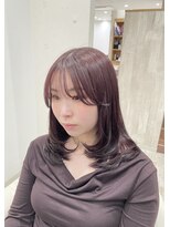 レガリタ(Regarita)&nbsp;ピンクラベンダー×低めミディアムレイヤー20代◎30代◎