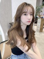アース コアフュールボーテ 諏訪店(EARTH coiffure beaute) ミルクティーベージュ_ミルクティーピンクレ_ベージュカラー