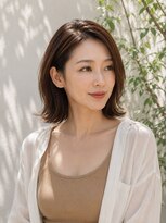 ハイファイブ ヘアーアンドフェイス(Hi FIVE hair&face) かきあげバングかきあげボブかき上げ前髪カジュアル前髪なし