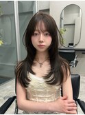 レイヤーカット/ハッシュカット/韓国ヘア