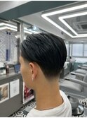 刈り上げオールバック