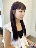 エムサロン 前橋川原(emusalon)&nbsp;ラベンダー/ラベンダーカラー/切りっぱなし/オン眉