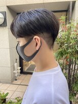 ソラ 鶴見店(sola)&nbsp;鶴見メンズブルーブラック刈り上げショート