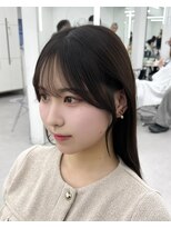 アマトウキョウ アユンチェ(AMA TOKYO×AYUNCHE)&nbsp;韓国ヘア　2wayバング  レイヤーカット くびれヘア  顔周り/