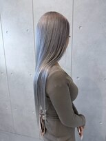 レオクマ 長野(REOKUMA)&nbsp;356. スモーキーグレー/ストレートロング/前髪/韓国