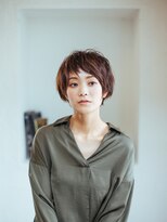 クオーレ ヘア アンジュ 水戸店(CUORE HAIR ange)&nbsp;小顔ショートボブ#ジグザグバング