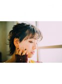 編み込みルーズアップ