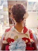 大人かわいい着物浴衣にぴったり小顔ヘアアレンジ