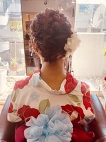 マーズソレイユ 宝塚駅前店(mars soleil) 大人かわいい着物浴衣にぴったり小顔ヘアアレンジ