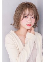 siena   シースルーバング×ヌードベージュ