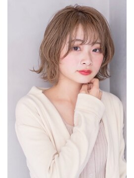 シエナ 渋谷(Siena) siena   シースルーバング×ヌードベージュ