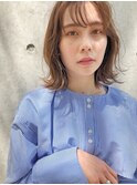 Emma ecole 外ハネボブ ココアブラウン シースルーバング by.Mai