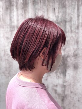 フルール たまプラーザ(Fleur) アッシュピンク×コンパクトショート☆澤本大樹