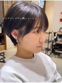 黒髪ショート/前髪/似合わせ