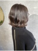 【川津】透明感ナチュラルラベンダーグレージュ