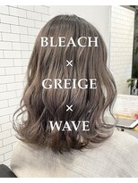 クレア 岡崎南店(CREA)&nbsp;「ブリーチ×１」グレージュ