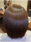 【髪質改善/白髪染め】酸熱うるツヤボブ