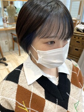 アコテアット ヘア(acote @) 【Neolive＆渋谷店】顔周り＆ブルーカラー